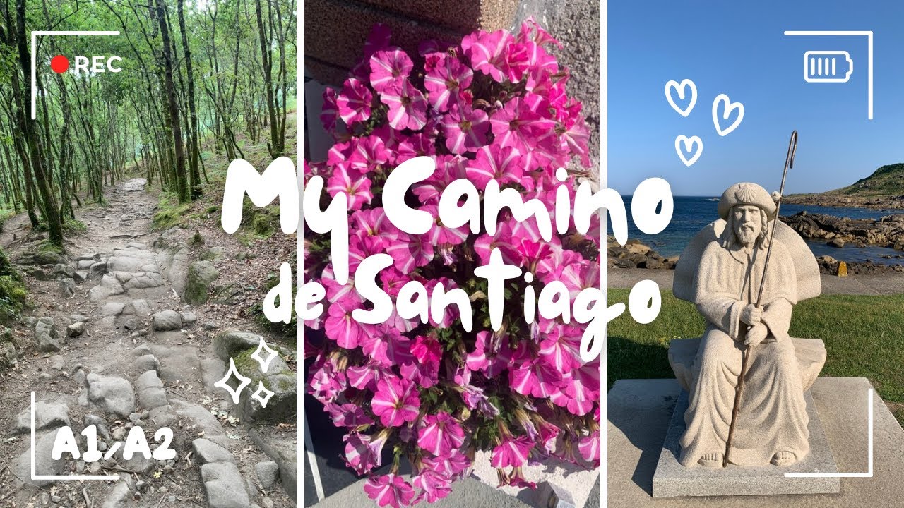 A1/A2 Beginner English Listening | My Camino de Santiago 🇪🇸