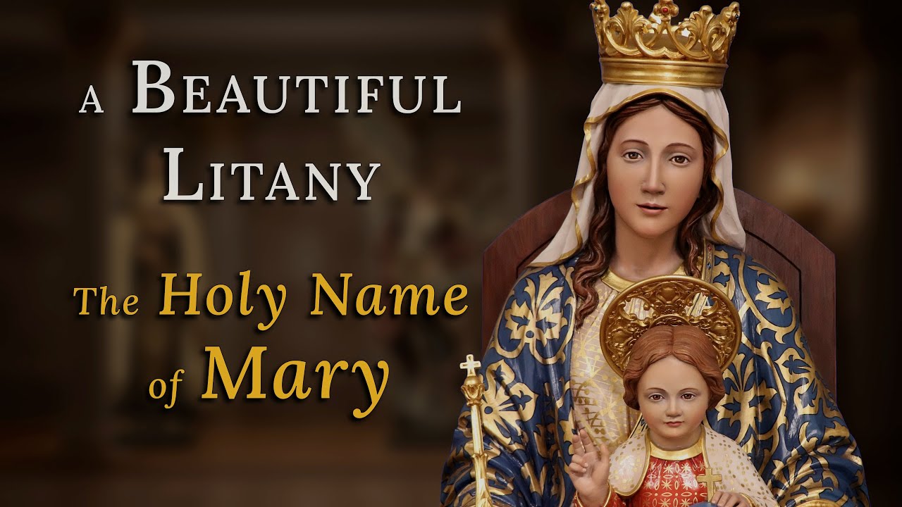 Litany of the Holy Name of Mary | Relaxing Prayer with Schubert’s Ave Maria