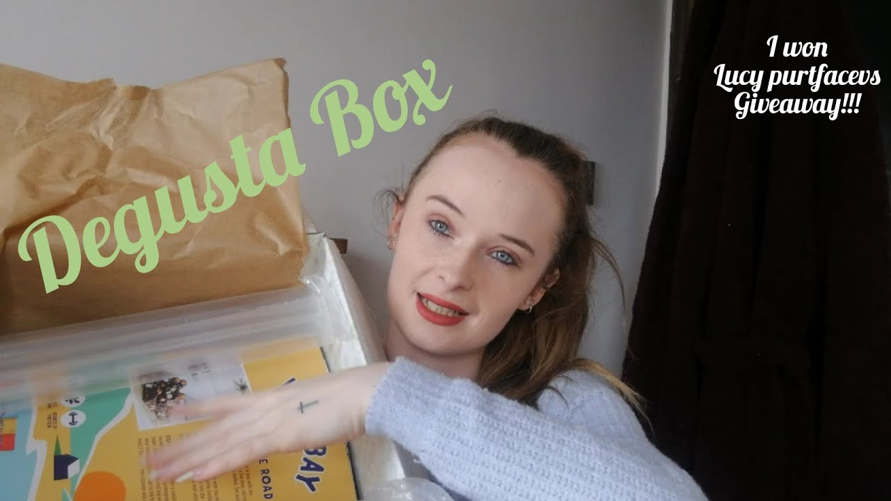 GIVEAWAY WINNING DEGUSTA BOX UNBOXING! | I WON LUCY PURTFACE'S GIVEAWAY