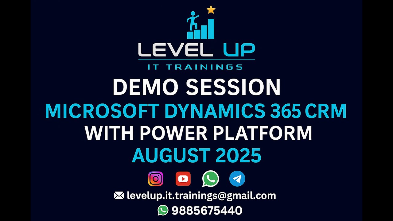 DEMO Session – Microsoft Dynamics 365 CRM with Power Platform