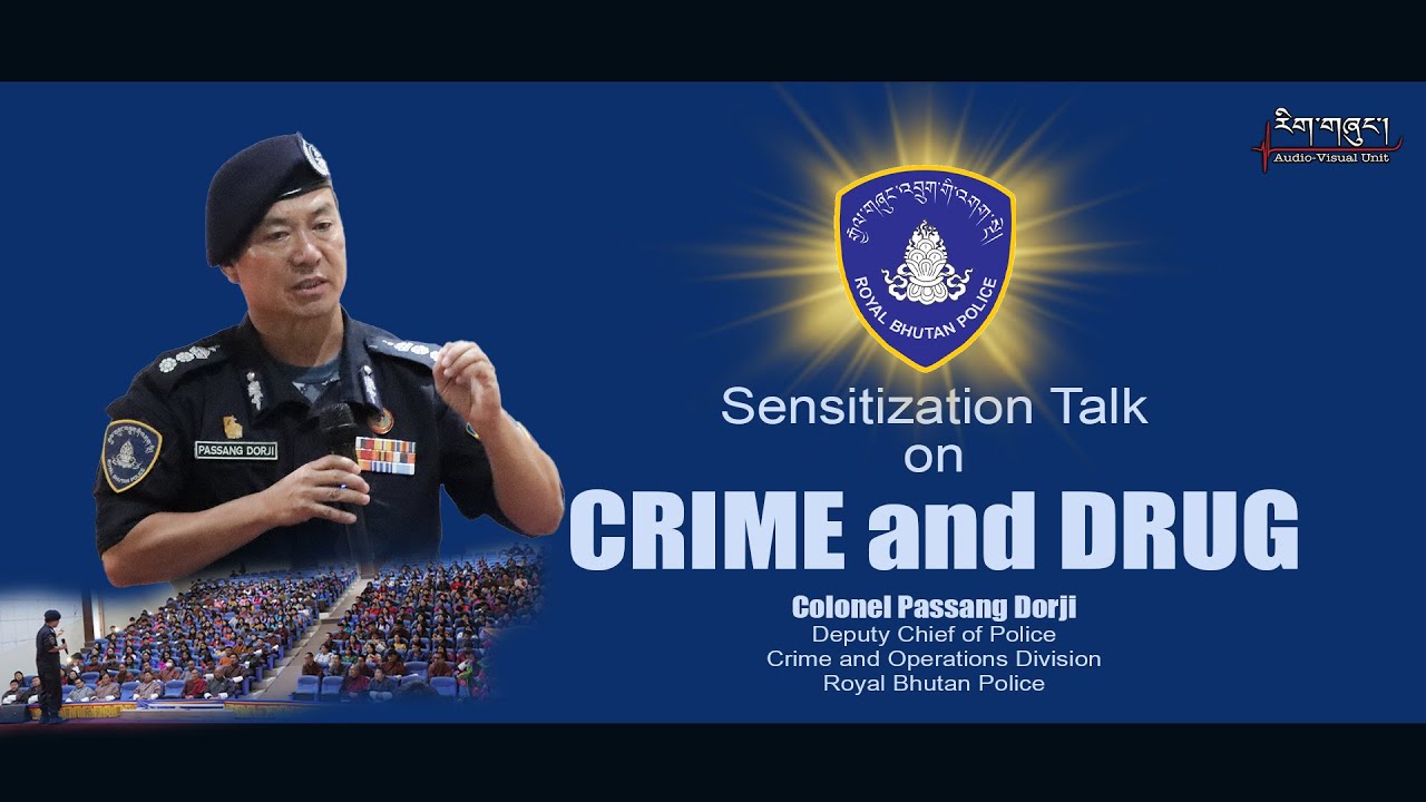 𝐒𝐞𝐧𝐬𝐢𝐭𝐢𝐳𝐚𝐭𝐢𝐨𝐧 𝐓𝐚𝐥𝐤 on 𝐂𝐫𝐢𝐦𝐞 𝐚𝐧𝐝 𝐃𝐫𝐮𝐠 by Dy. Chief of Police|𝗖𝗼𝗹𝗼𝗻𝗲𝗹 𝗣𝗮𝘀𝘀𝗮𝗻𝗴 𝗗𝗼𝗿𝗷𝗶|CLCS|2023|ID:AV356