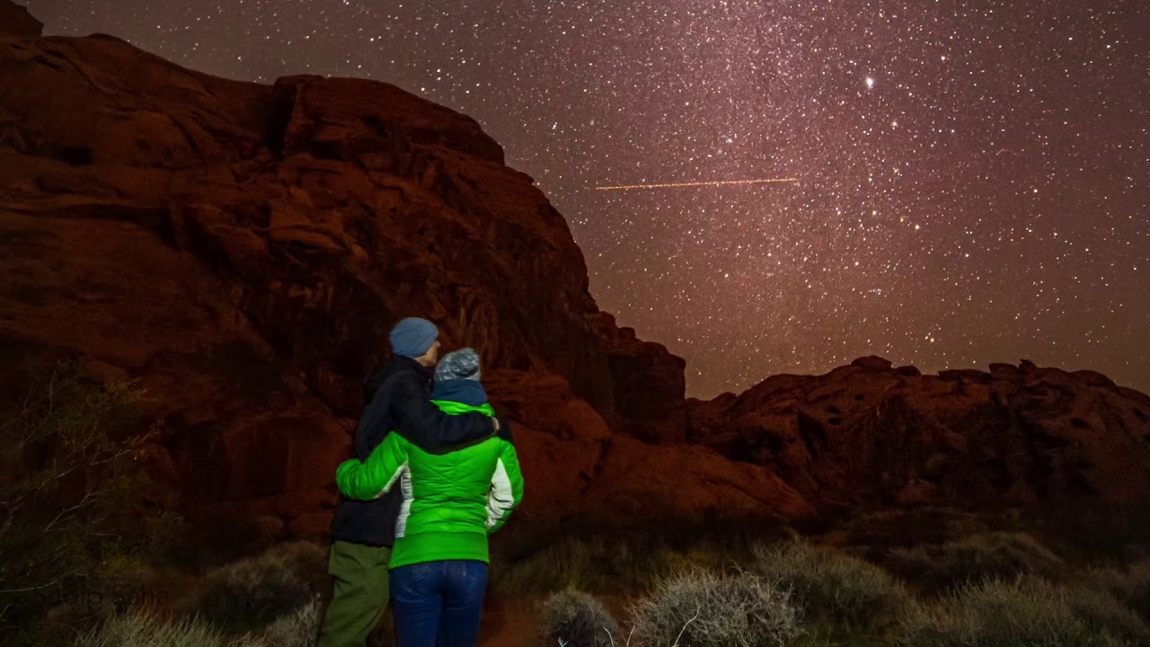 Valley of Fire, night photography
