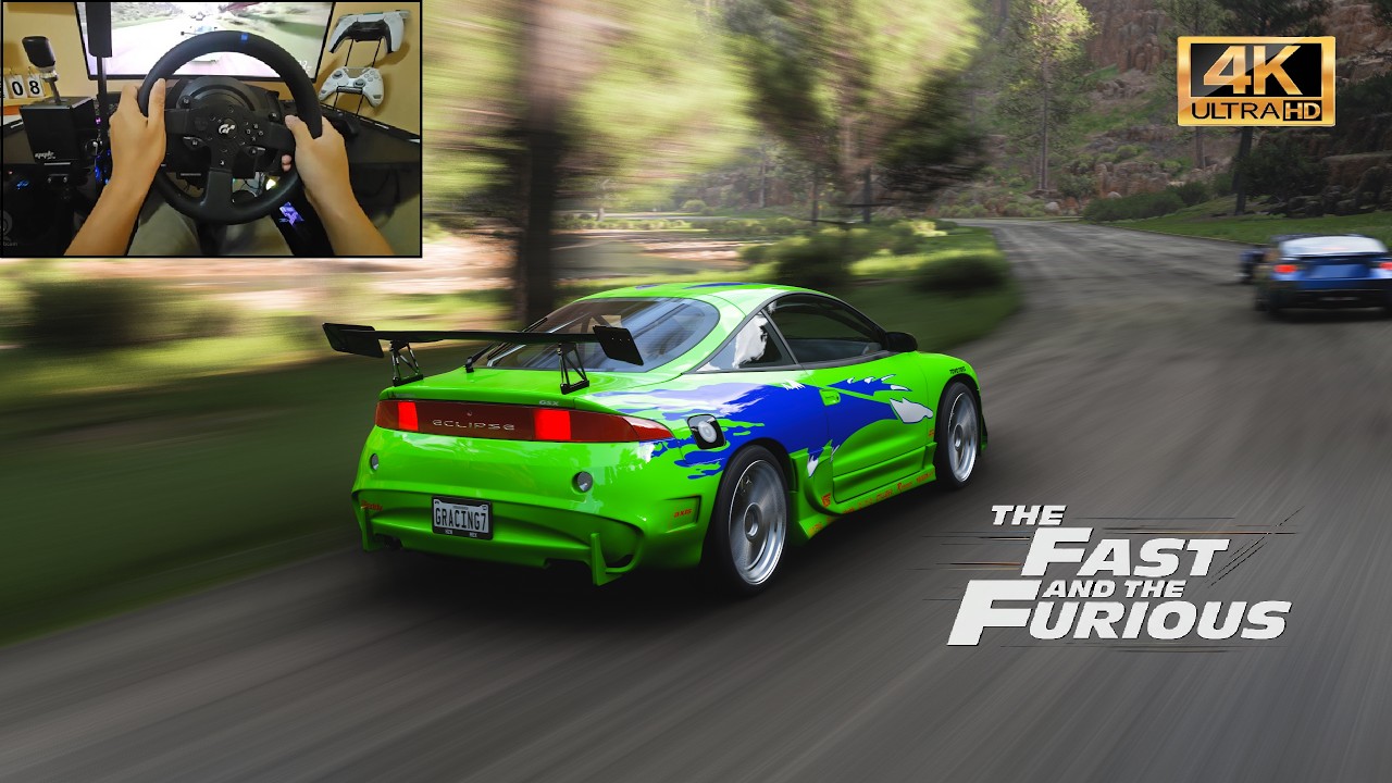 760HP Mitsubishi Eclipse 1995 Fast and Furious | Forza Horizon 5 | Thrustmaster T300RS GT Gameplay