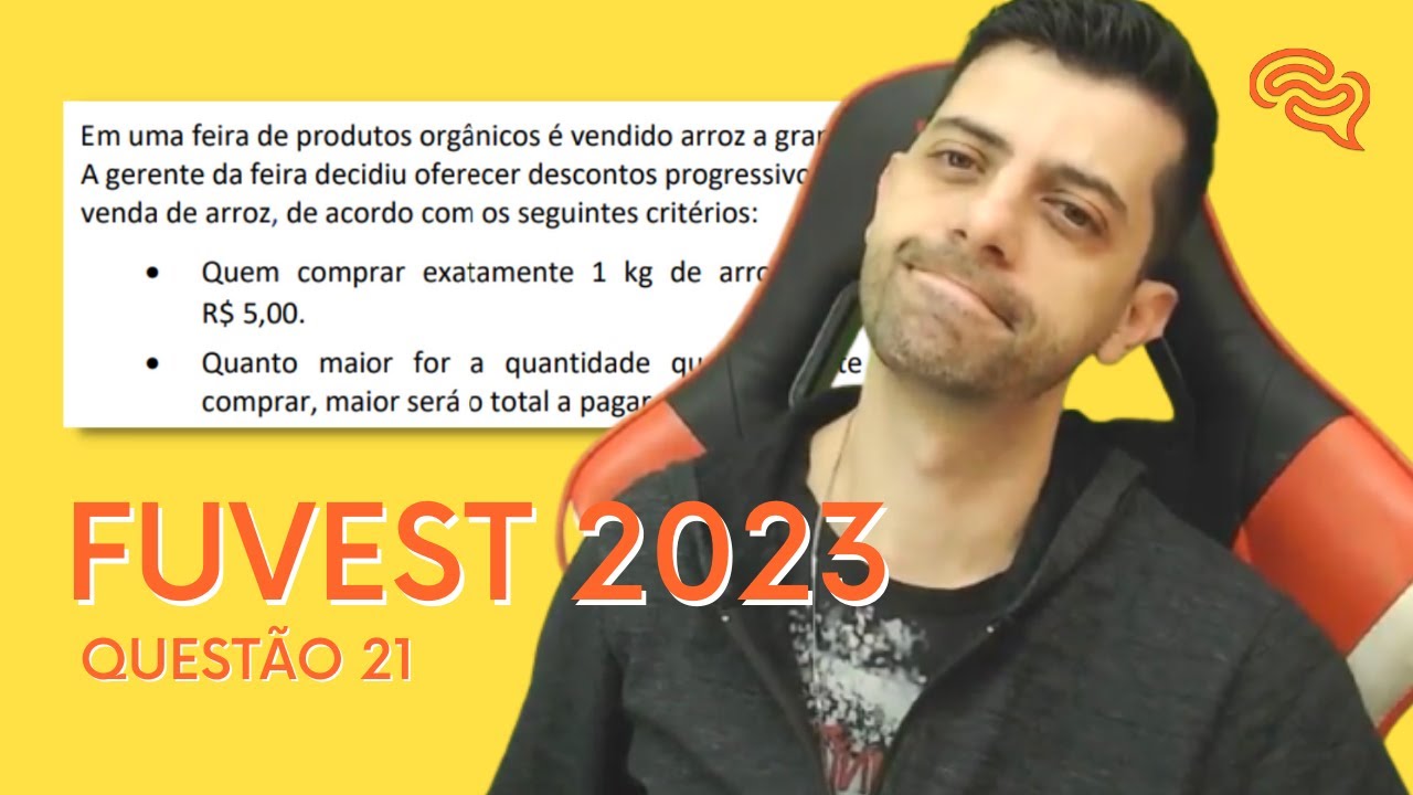FUVEST 2023 - Q21 - Em uma feira de produtos orgânicos é vendido