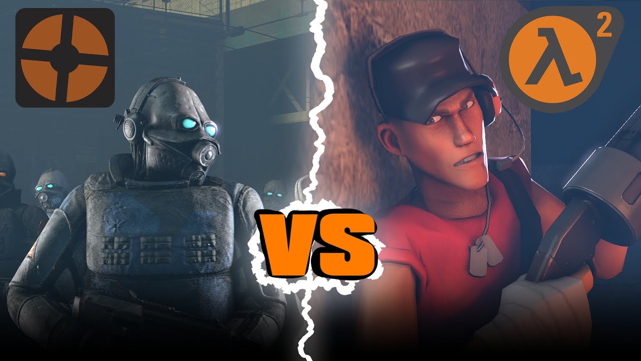 [SFM] - Combine vs Team Fortress - [hl2] vs [TF2] SCOUT