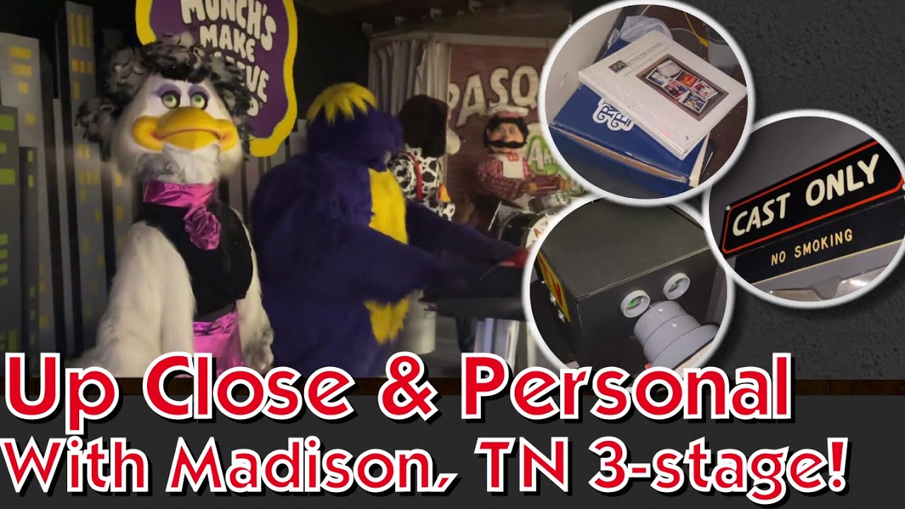 Chuck E  Cheese - Up Close & Personal with Madison, TN!