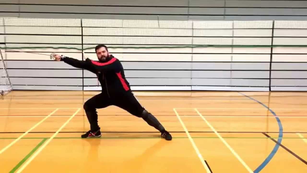 Rapier and Sabre lesson on the lunge according to Capo Ferro