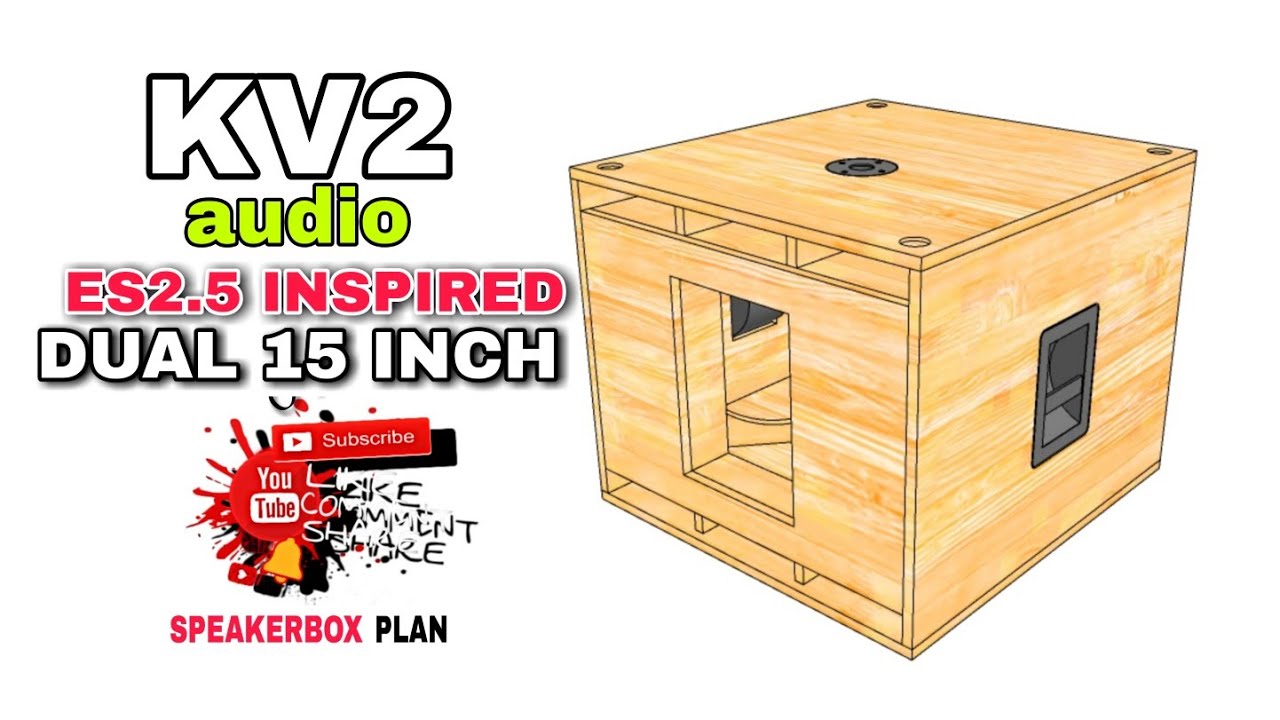 KV2 ES2.5 INSPIRED | DUAL 15 INCH | FULL PLAN