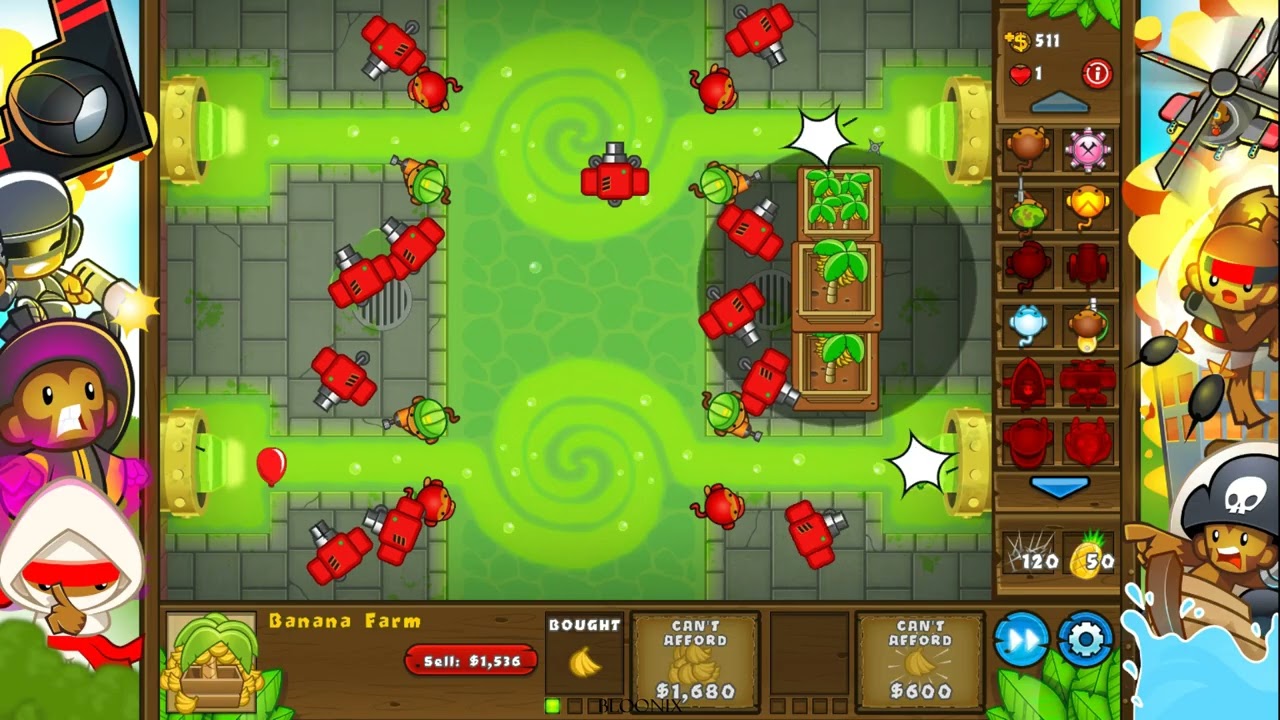 Bloons Tower Defense 5 | Extreme Track | Toxic Waste | Impoppable | NAPRILL