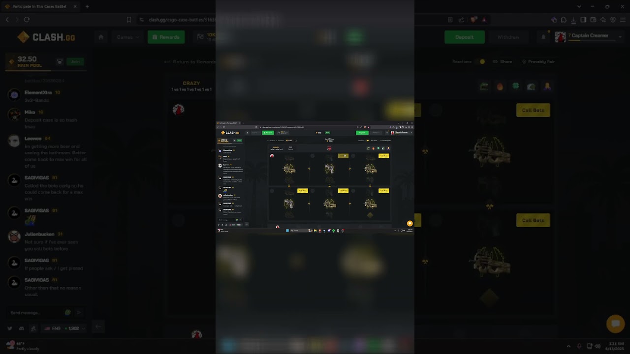 I Opened FREE Clash.gg Cases EVERY Day Until I Got the USP! day 1