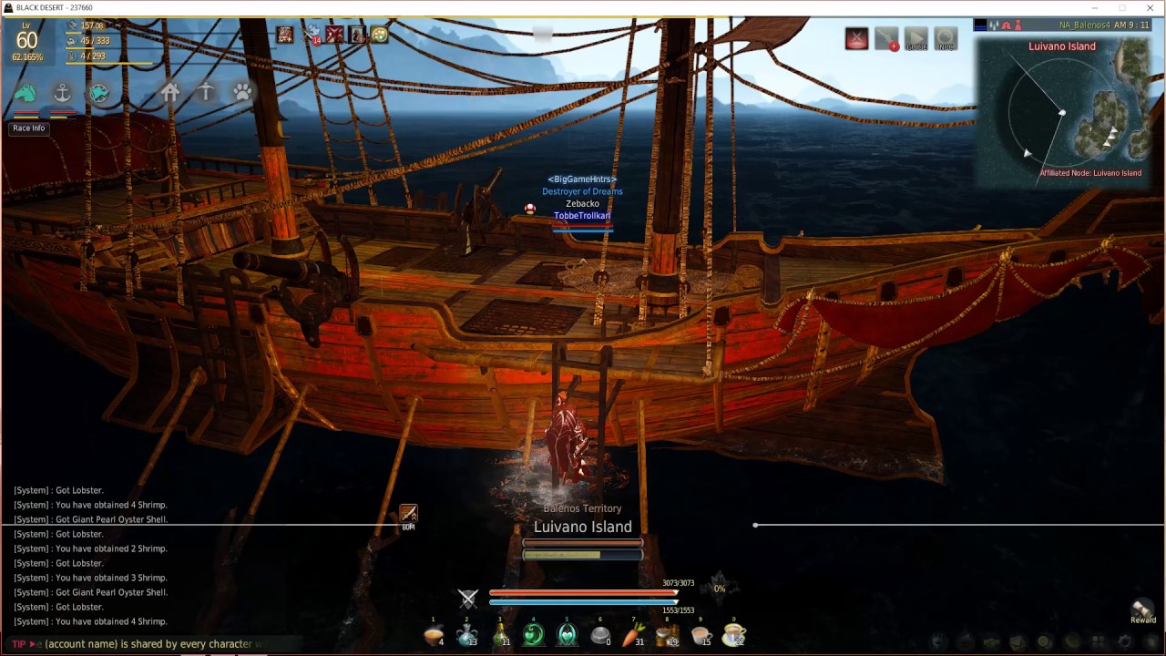 BDO - 6 Giant Pearl Oyster nearby Velia within 10 min