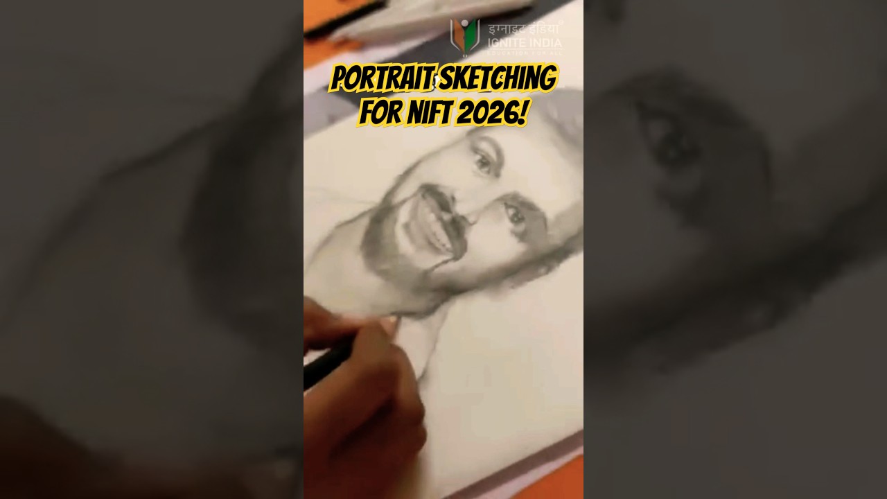Portrait Sketching Made Easy for NIFT 2026!#nift#nift2025#portrait#drawing#niftexam#sketching#tips#1