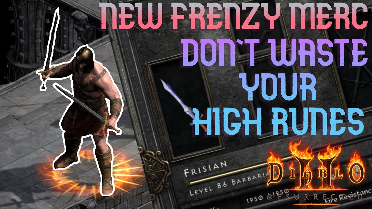 ОНИ ИСПРАВИЛИ ЭТУ ОДНУ ОШИБКУ С ОРУЖИЕМ | Скрытая механика Frenzy Mercenary | Diablo 2 Resurrecte...