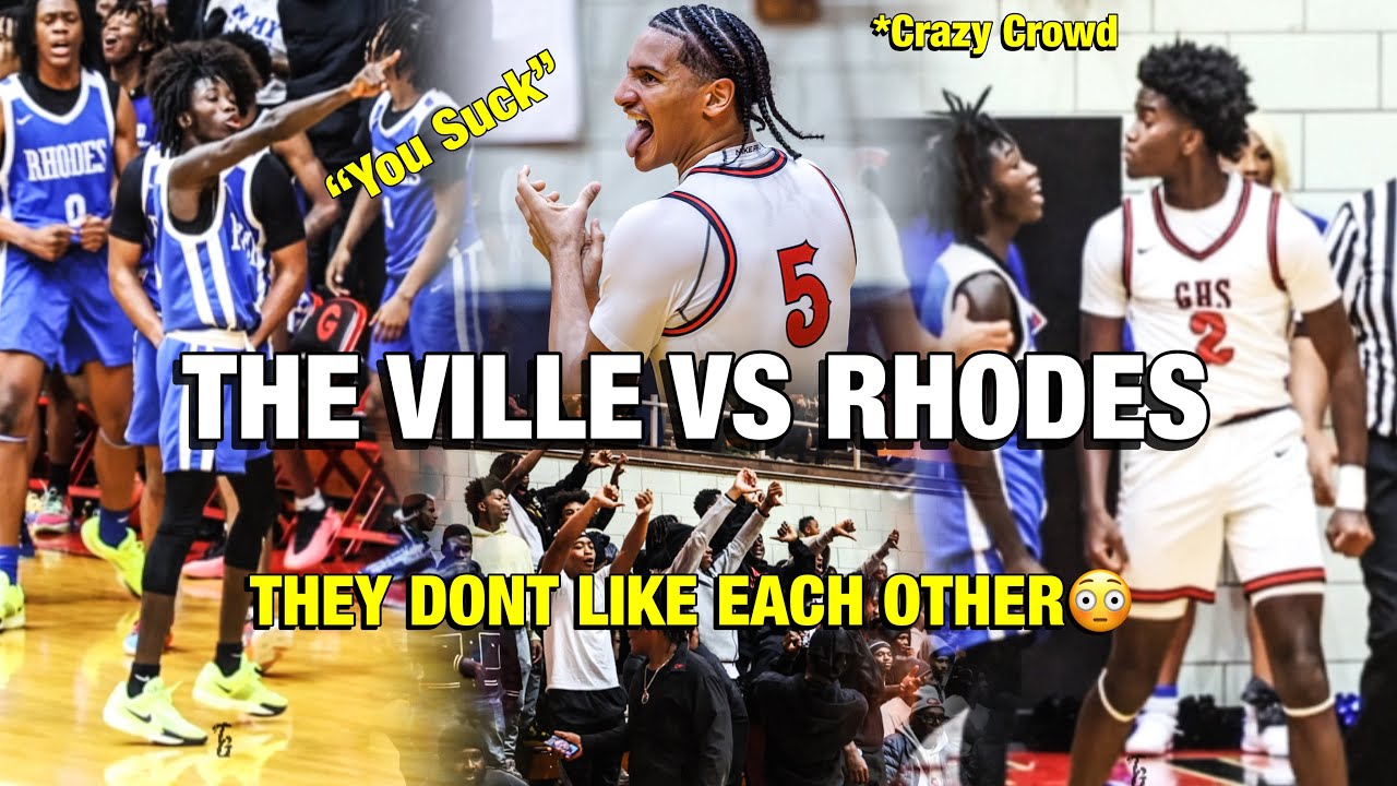 Glenville & Rhodes Got CRAZY😳| Biggest Rivalry In Cleveland Goes Down To The Wire| Sold Out Crowd🚨