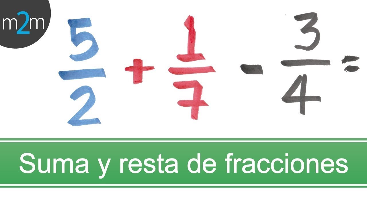 Suma y resta de fracciones con diferente denominador | mcm  | Ejercicios con 3 y 4 fracciones