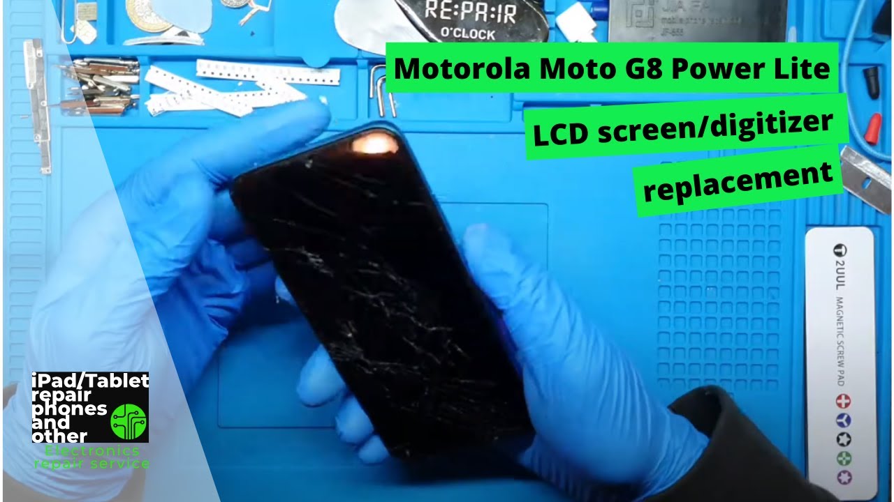 Motorola Moto G8 Power Lite LCD screen/digitizer replacement