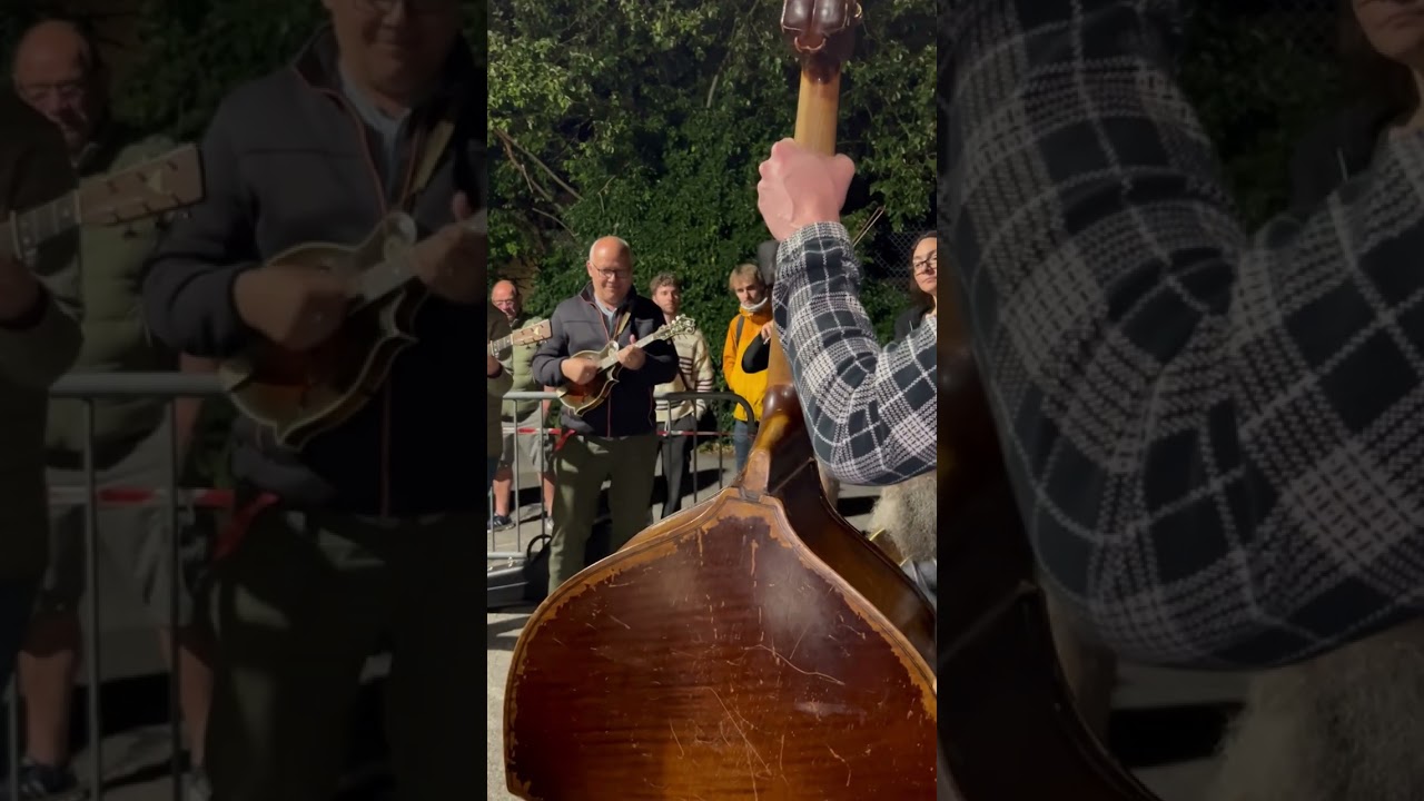 « Bœuf » après le festival bluegrass de la roche sur Foron. Merci à eux