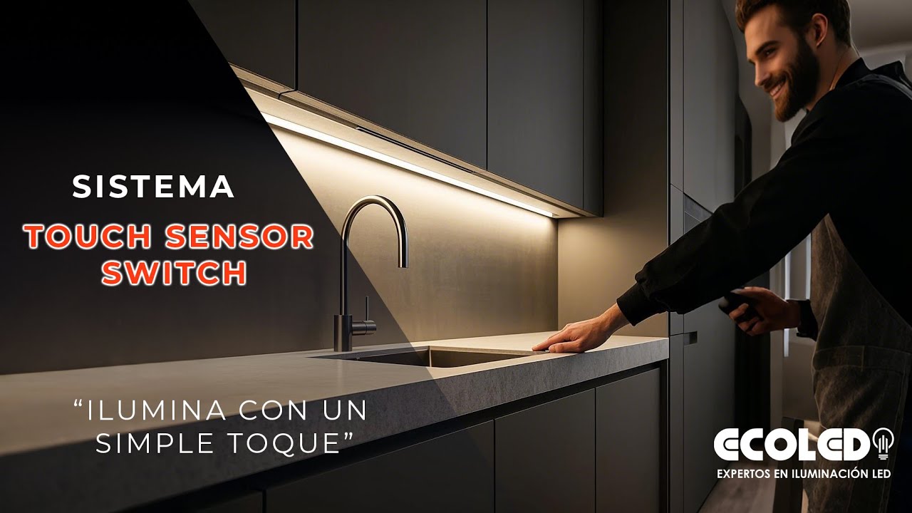 Interruptor invisible | Enciende y apaga con un toque. Touch Sensor Switch