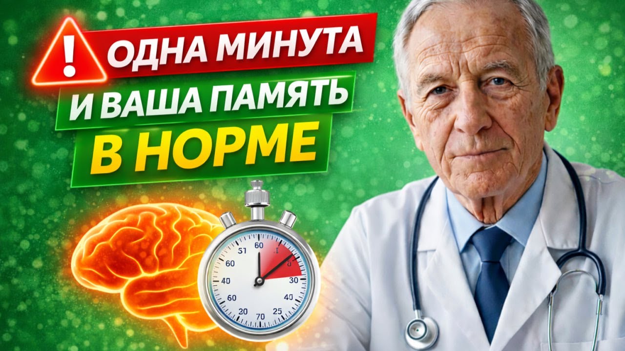 Проверьте мозг за 3 минуты. 90% людей после 60 не справляются