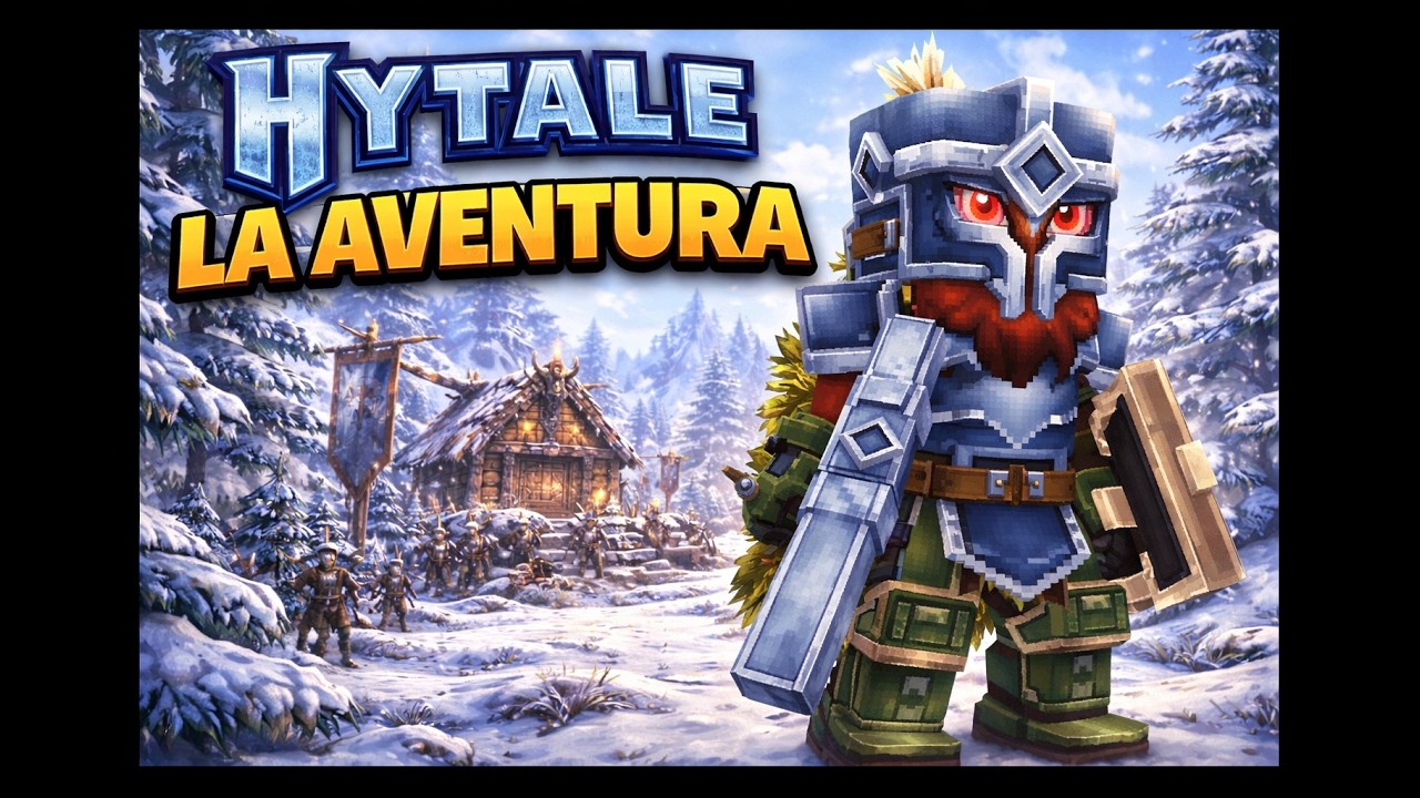Hytale - La aventura | Mina de Vikinga en el hielo