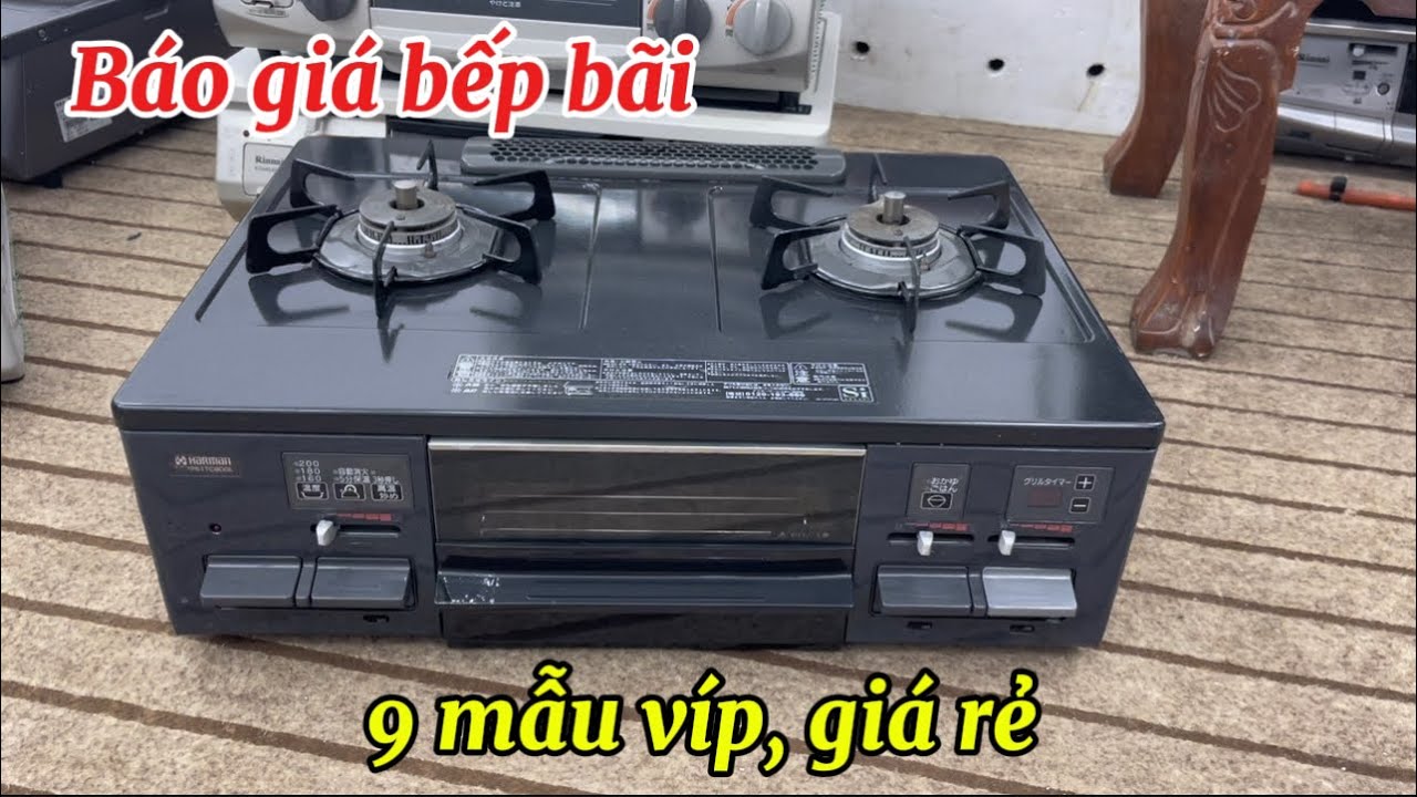 Báo giá 9 chiếc bếp ga nhật bãi||Bếp Rinnai và Paloma hàng dùng lướt nồi đồng cối đá|| Lh0982035091
