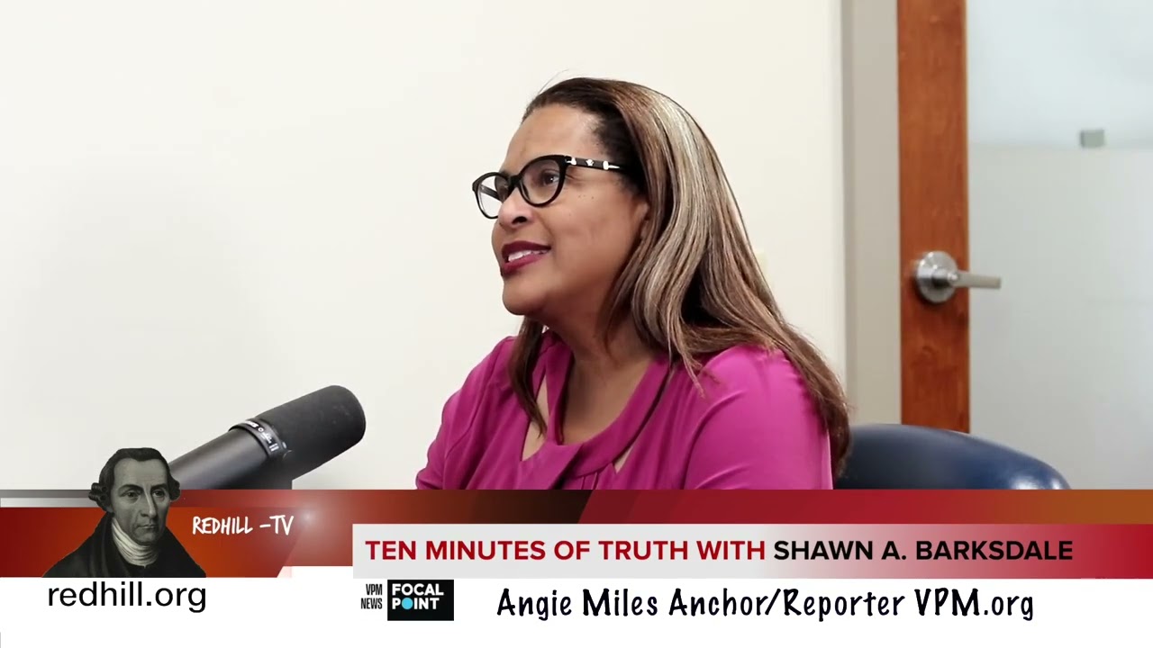 Angie Miles, Anchor/Reporter for VPM sits down with Shawn A. Barksdale to talk about Red Hill