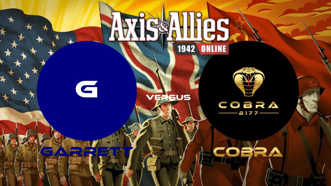 Axis and Allies 1942 Online: Garrett versus Cobra #beamdog #axisandallies