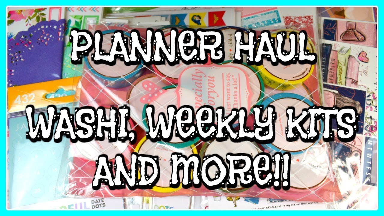 Planner Haul | Simply Gilded, EC, Sophie Rose Paper & More!