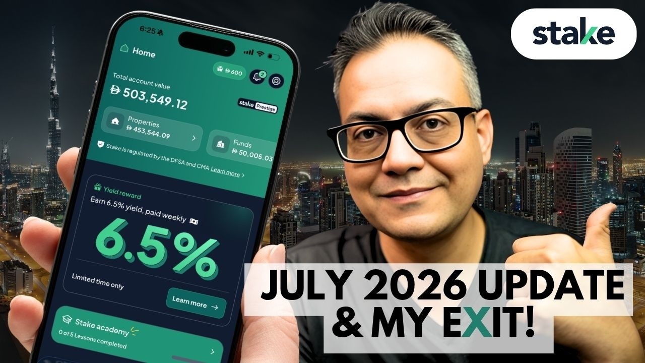 Simple Real Estate Investing in Dubai With Stake | Wali Khan