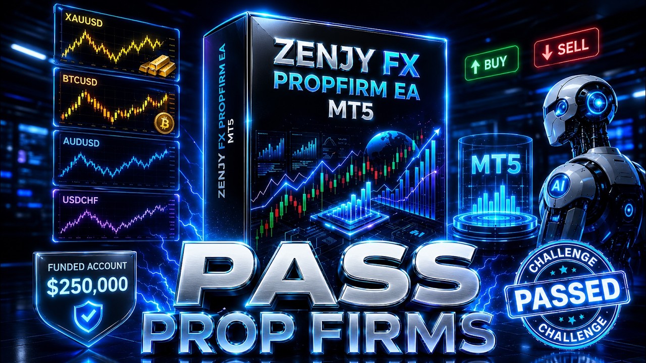 Zenjy FX PropFirm EA MT5 | Multi-Pair Trading Robot for Funded Accounts