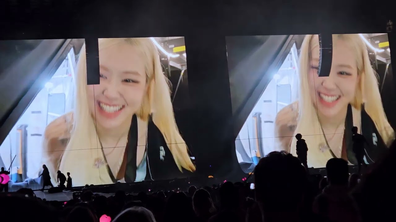 250713 BLACKPINK at SoFi Stadium Los Angeles Day 2 BLACKPINK DEADLINE Tour Act 4 JENNIE & ROSÉ Solo
