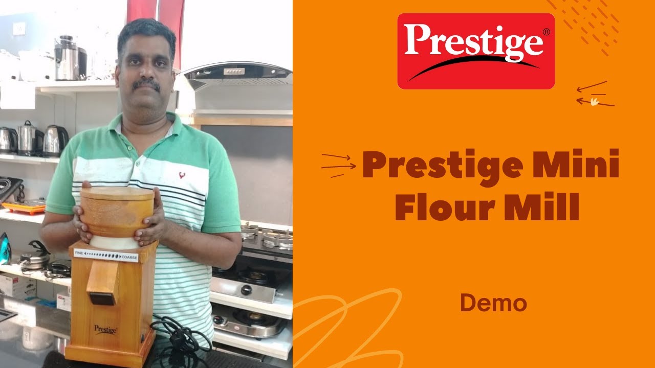 Make your own Atta from home using Prestige Mini Flour Mill