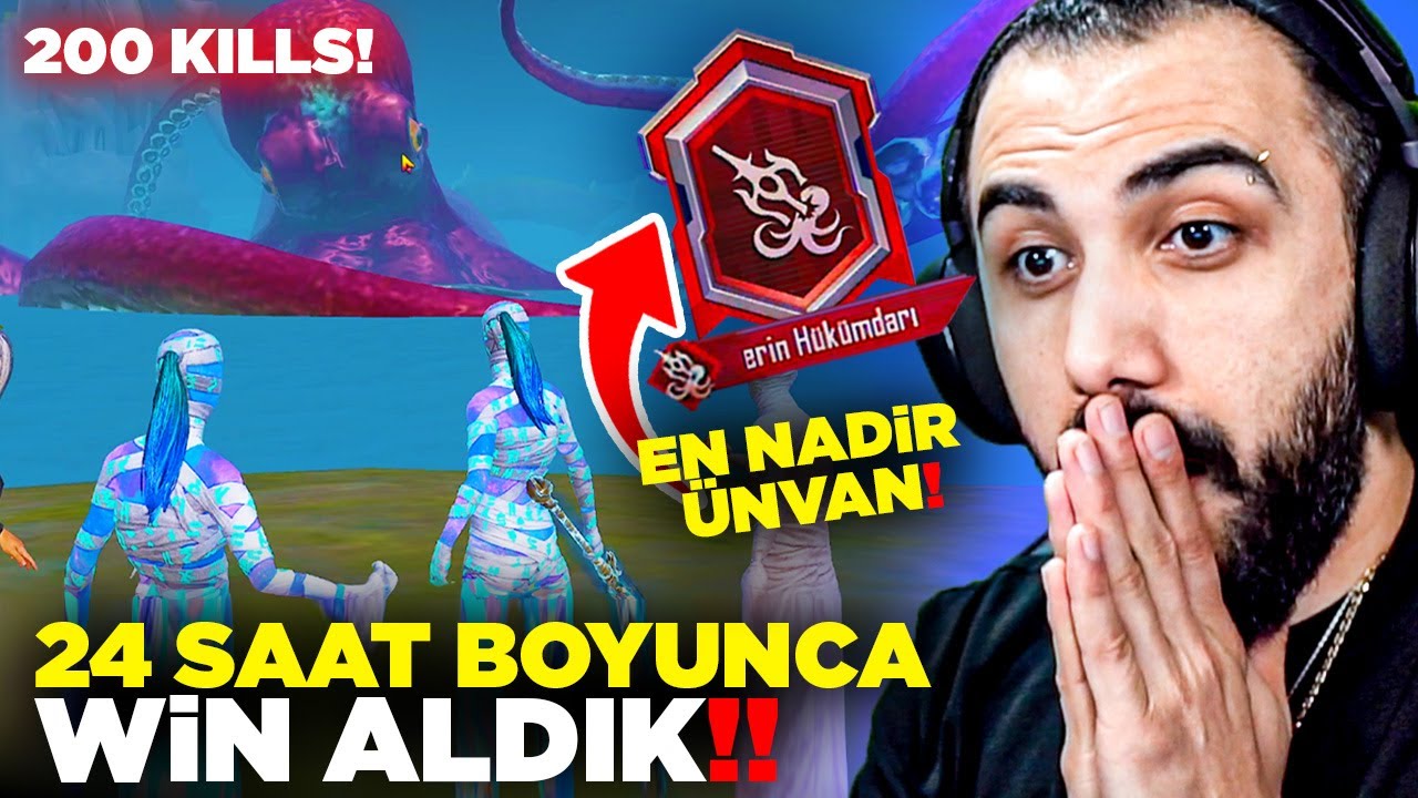 ART ARDA 9 WİN ALIP YENİ MODUN EN NADİR ÜNVANINI ALDIK!! 😱 (200 KILLS İMKANSIZ OLAY!) | PUBG MOBILE