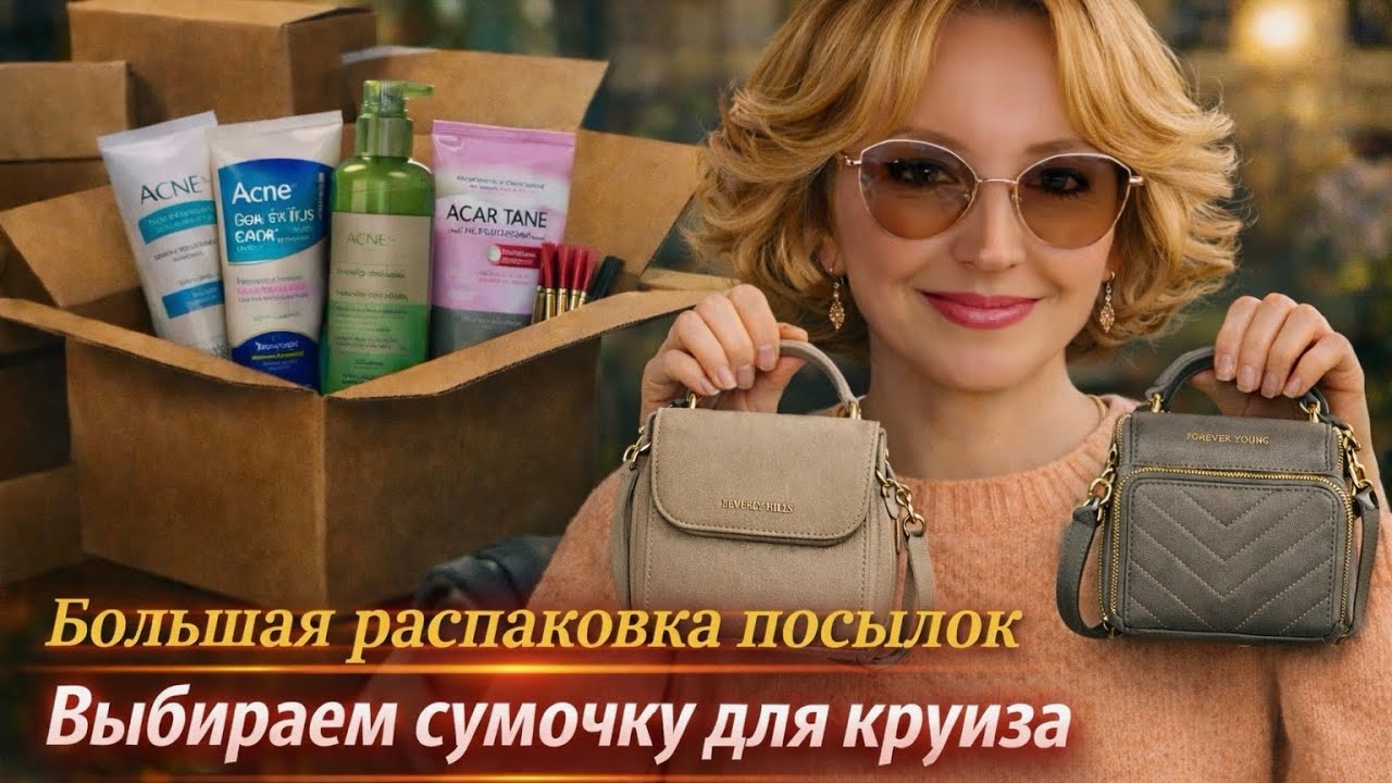 Большая распаковка посылок / Выбираем сумочку для круиза / Влог США