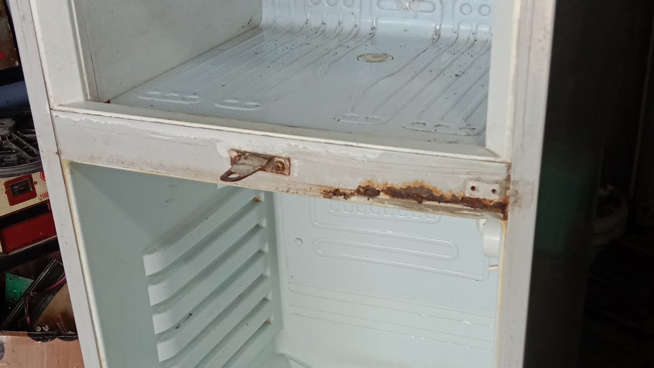 Refrigerater rusted body repair#refrigerater repairing