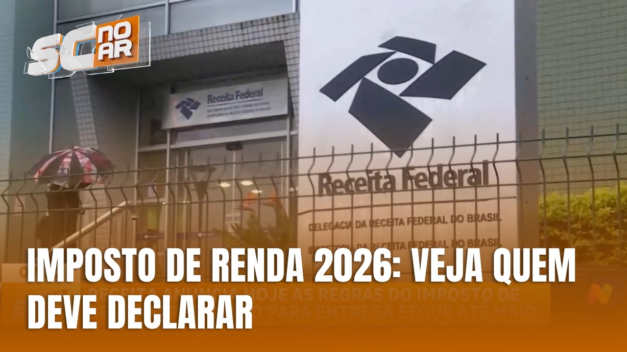 Imposto de Renda 2026: Receita anuncia regras e prazo de envio