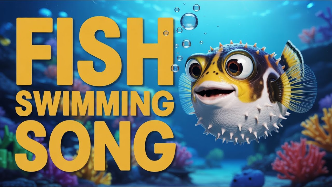 Fish Song for Children | Fun Nursery Rhyme to Learn About Ocean Animals and Sea Creatures