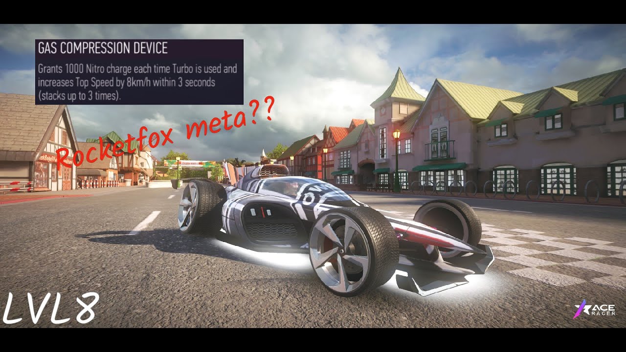 ROCKETFOX New Passive Effect: Ace Racer Rocketfox Gameplay .