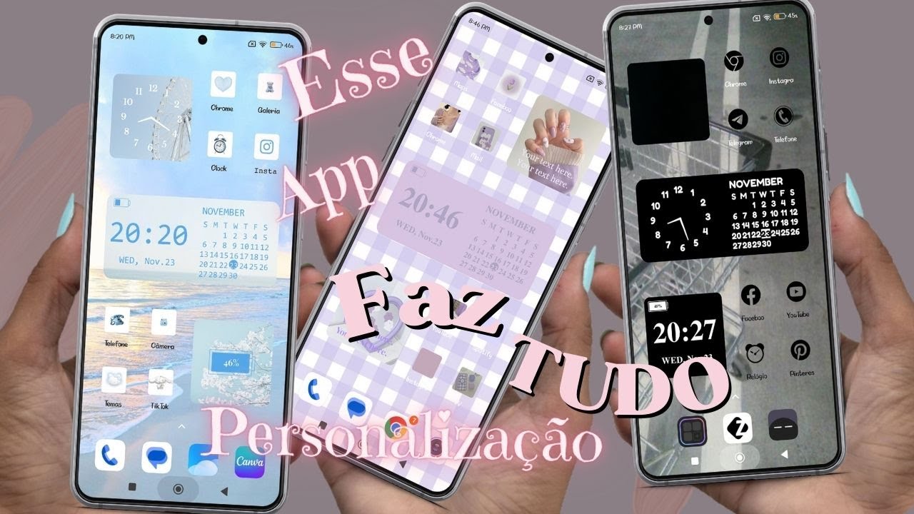 CONHEÇA ESSE APP QUE FAZ TUDO *PERSONALIZE SEU CELULAR em poucos minutos*  *Qualquer Android*