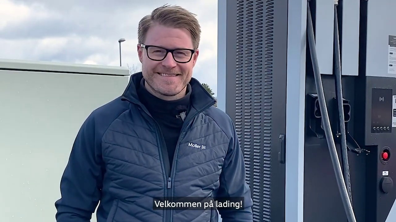 Hurtigladere tilgjengelig for elbileiere hos M&oslash;ller Bil Trondheim