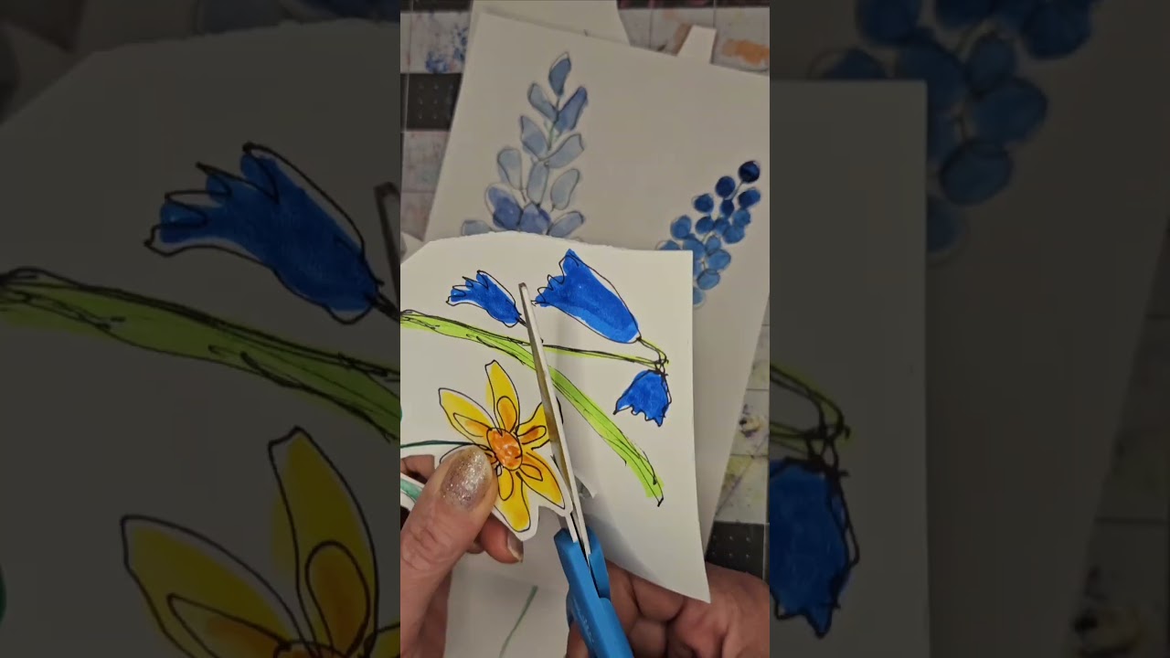 Let's create flat flower bouquets, which you can actually mail!  