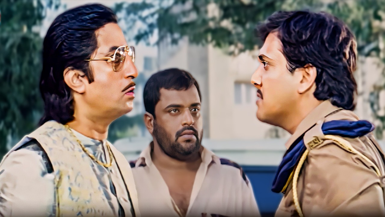दो टक्के का हवलदार तेरी इतनी हिम्मत कि तूने दूसरी बार बतमीजी की | Govinda, Shakti Kapoor