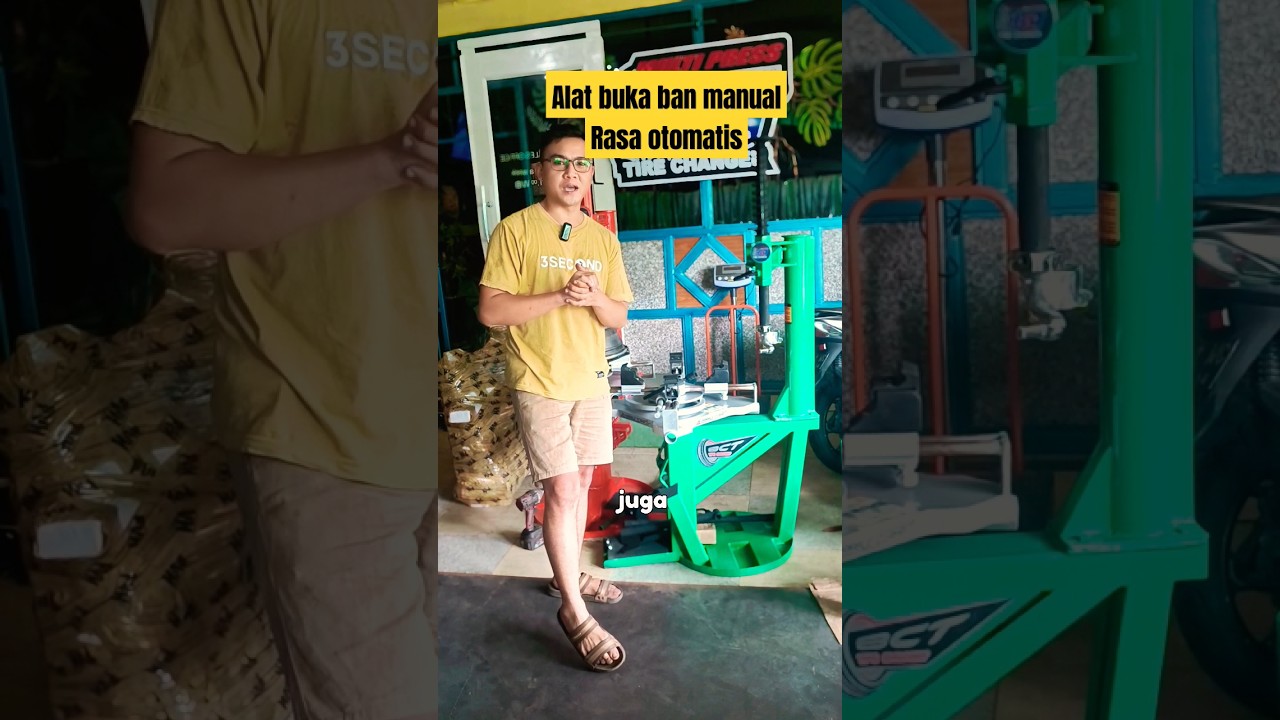 alat buka ban manual rasa otomatis || BCT TIRE CHANGER. #tirechangermanual #alatbukabanmotor