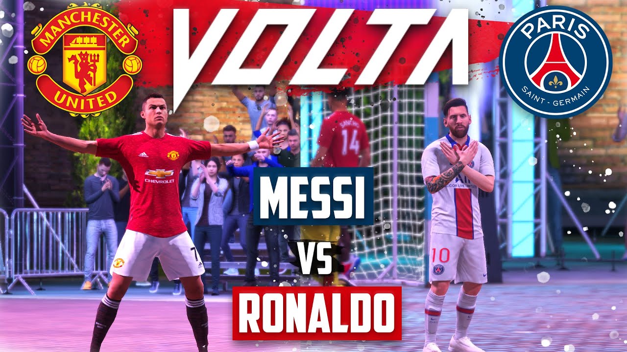 FIFA 21 VOLTA GAMEPLAY | Manchester United vs PSG * MESSI VS RONALDO *