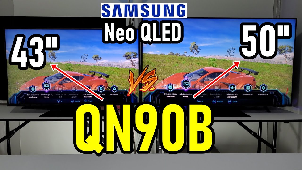 Samsung Neo QLED QN90B (43 дюйма) и QN90B (50 дюймов) / В чем разница между обоими размерами?