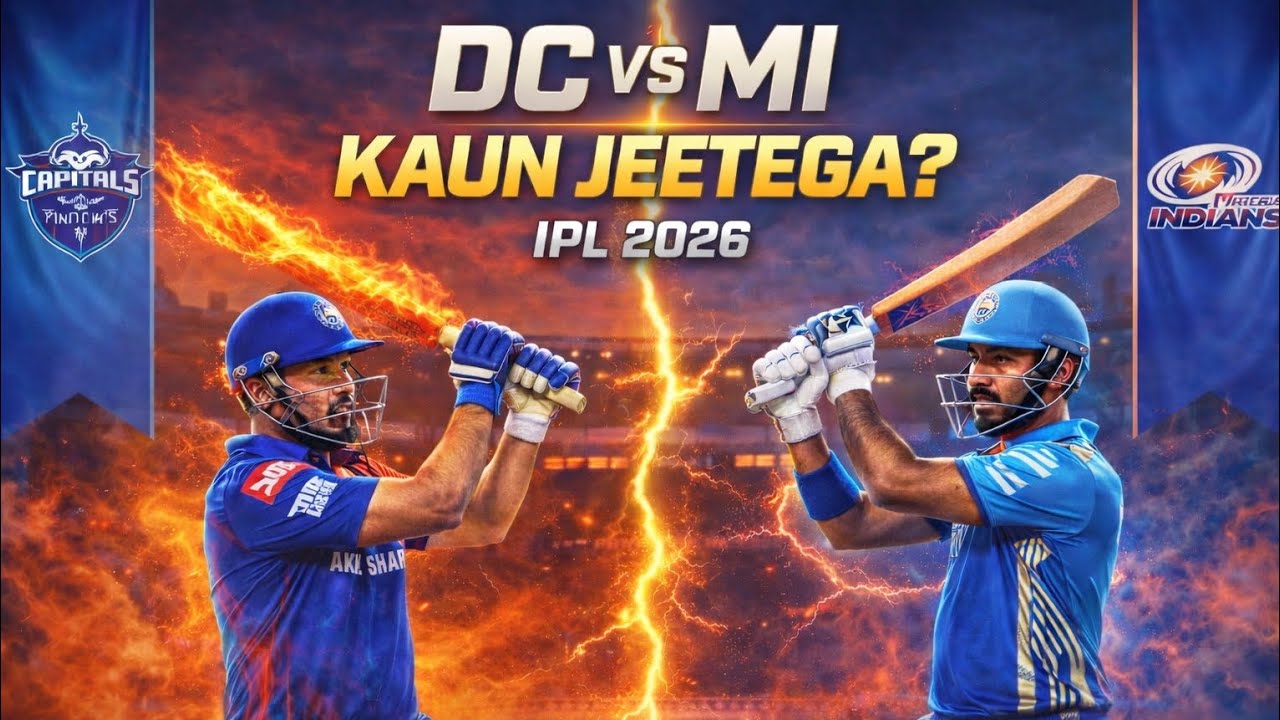 DC vs MI 2026 🔥 Full Match Documentary | Delhi Capitals vs Mumbai Indians | IPL 2026 Story