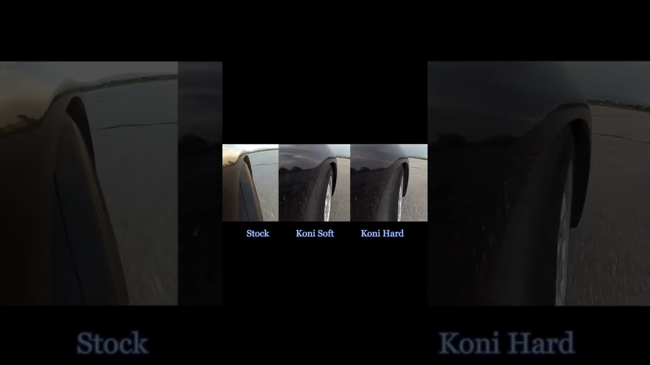 Koni Sport Kit vs Stock suspension