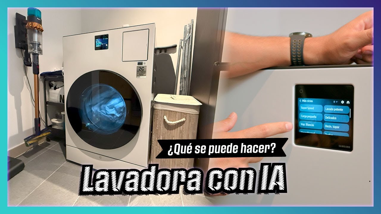 LAVADORA INTELIGENTE de SAMSUNG | ¡Todo lo que puede hacer!