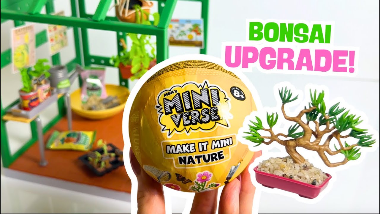 BONSAI UPGRADE! 🌱 | Miniverse Make It Mini Nature Series 3 | Greenhouse (EP.3) #miniverse