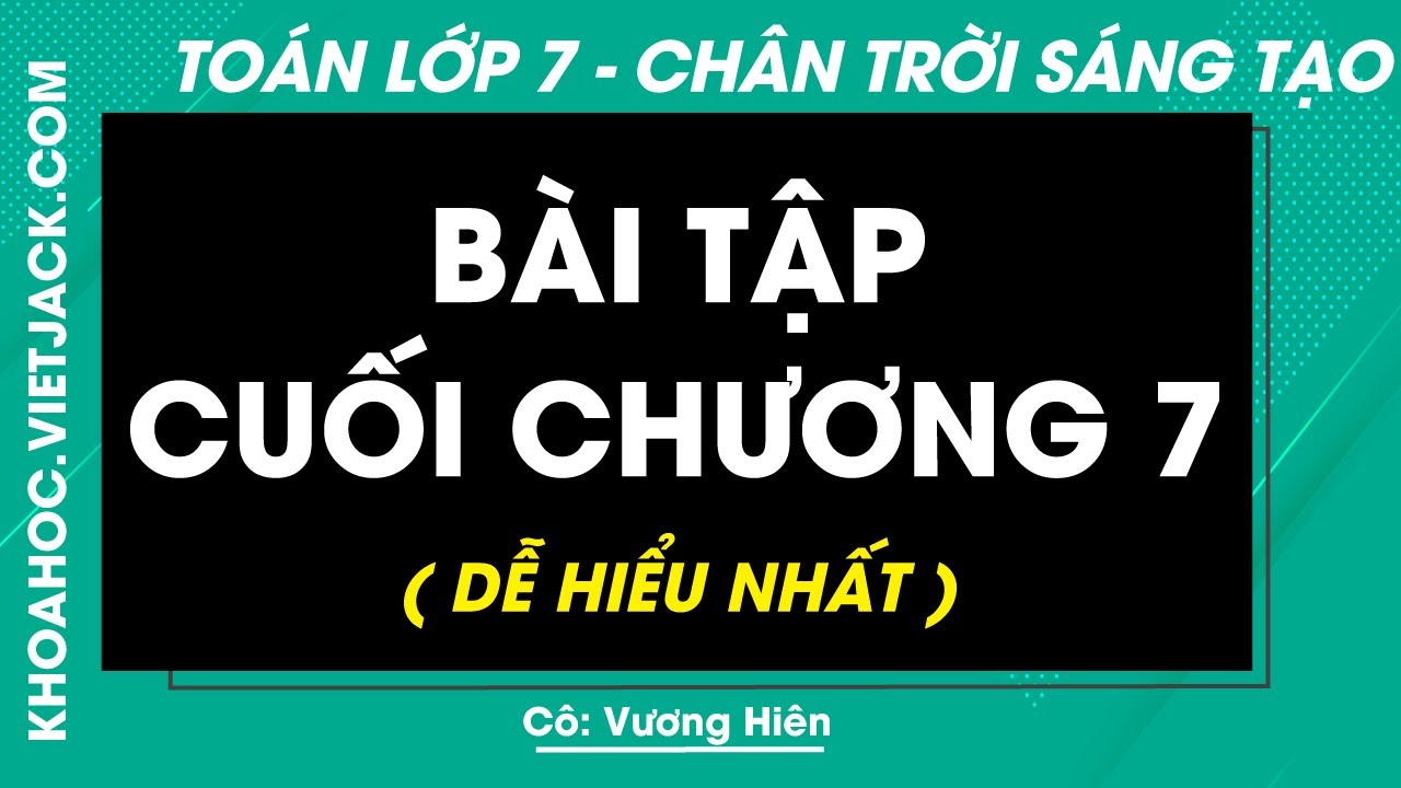 Toán lớp 7 Bài tập cuối chương 7 - trang 42 | Chân trời sáng tạo | Tập 2 (DỄ HIỂU NHẤT)